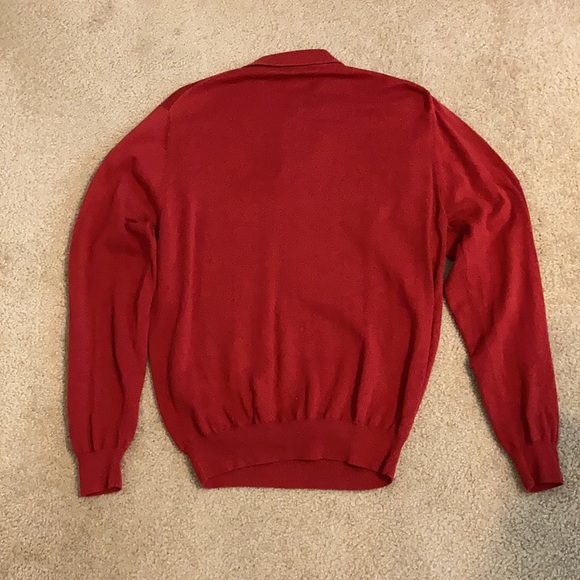 Jos. A. Bank Crimson Long Sleeve Button Sweater - Picture 4 of 4